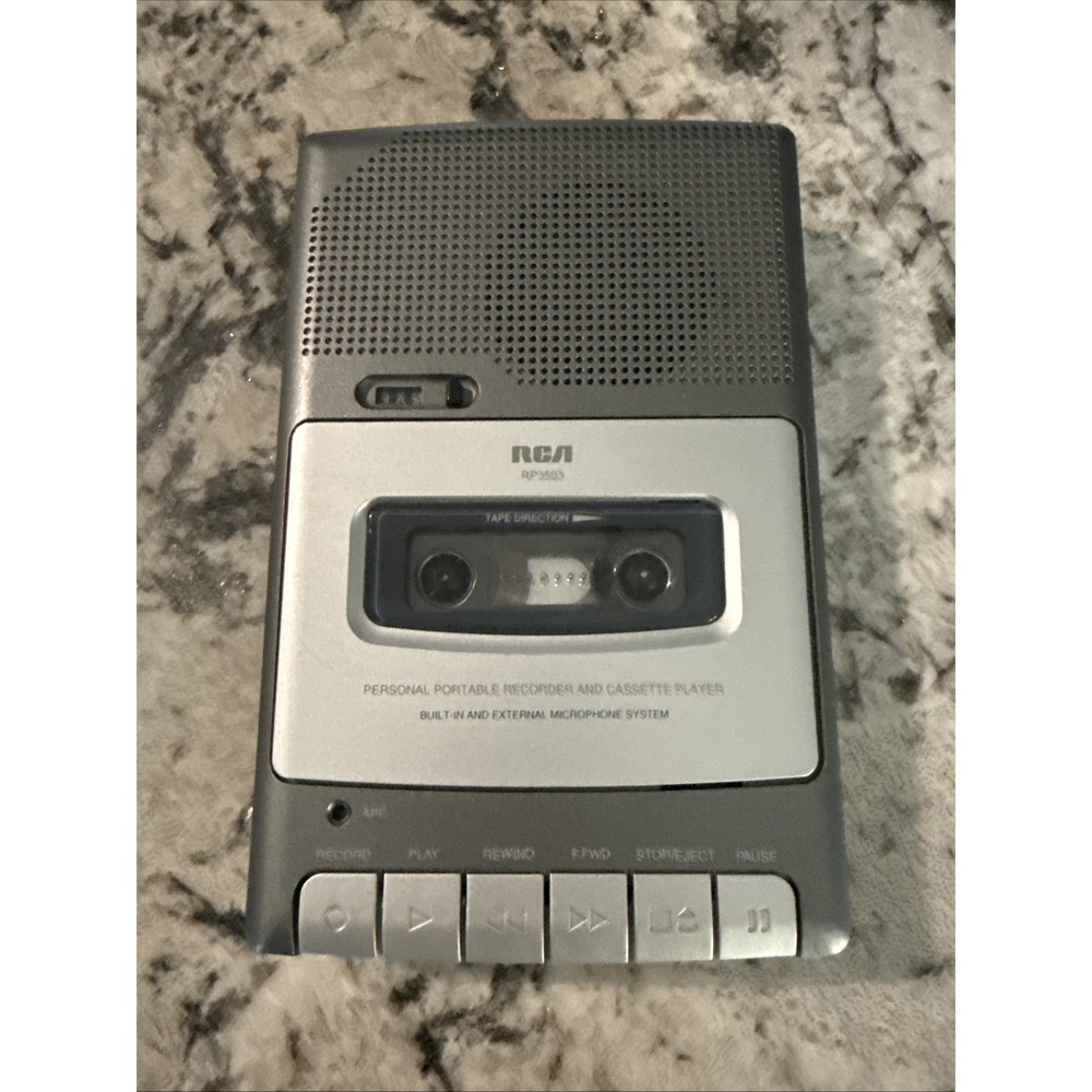 RCA RP3503A Personal Portable Cassette Tape Recorder Player